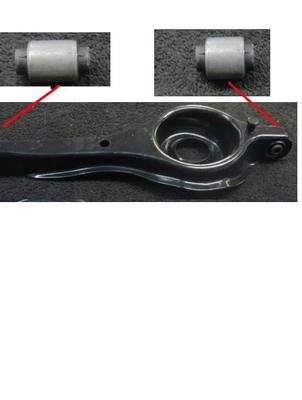 JAGUAR X TYPE DIESEL V6 SPORT REAR SUSPENSION CONTROL TRAILING WISHBONE ARM BUSH