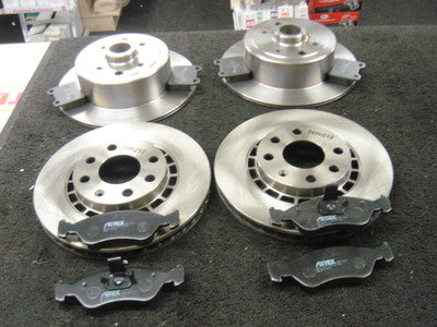 VAUXHALL CAVALIER 2.0SRI BRAKE DISC PADS FRONT REAR BRAKE DISCS BRAKE PADS 