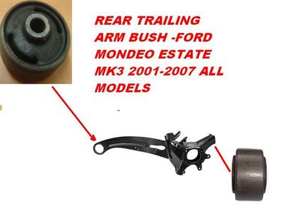 FORD MONDEO ESTATE MK3 2000-2007 2 REAR TRAILING ARM BUSH ALL MODELS NEW 