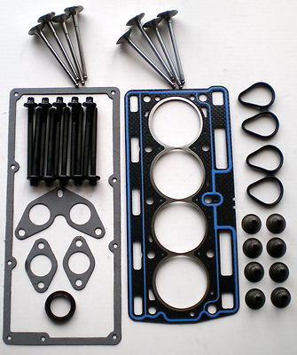 CLIO KANGOO TWINGO 1.1 1.2 8V D7F DIET 96- 01 HEAD GASKET SET & BOLTS + 8 VALVES