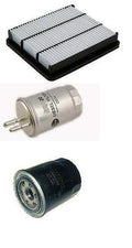 FOR HYUNDAI TERRACAN 2.9TD  03-07 OIL FILTER  AIR FILTER FUEL FILTER SERVICE KIT