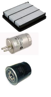 FOR HYUNDAI TERRACAN 2.9TD  03-07 OIL FILTER  AIR FILTER FUEL FILTER SERVICE KIT