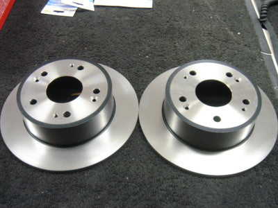 FOR HONDA INTEGRA TYPE R DC5 REAR BRAKE DISCS ORIGINAL BREMBO