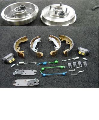 FITS  FOCUS 1998-04 REAR BRAKE DRUMS SHOES BRAKE ADJUSTER CYLINDER FITTING KIT