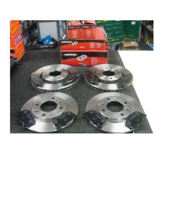 PEUGEOT 106 GTI FRONT REAR BRAKE DISC BRAKE PADS MINTEX