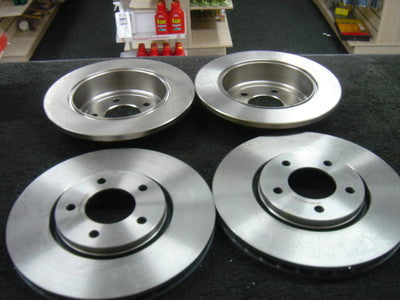 FOR CHRYSLER GRAND VOYAGER 2.5 2.8 3.3 CRD 2000-07 BRAKE DISC FRONT REAR ABS