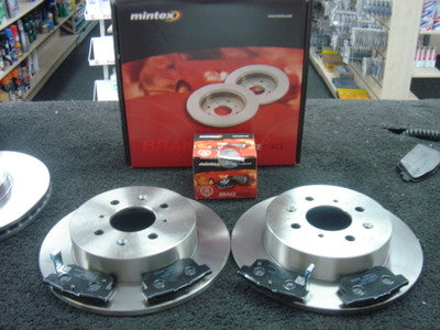 FOR ROVER MG ZR 160 ZS 180 2.5 MINTEX REAR BRAKE DISCS & PADS