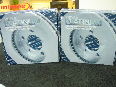  BMW 3SER E46 318 320 323 325 328 Ci REAR VENTED BRAKE DISC MEYLE PLATINUM