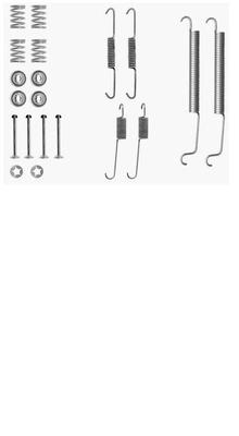 CITROEN XSARA PICASSO CITROEN BERLINGO MULTISPACE REAR BRAKE  SHOE FITTING KIT 