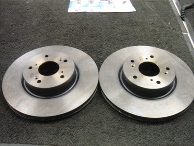 FOR HONDA INTEGRA TYPE R DC5 FRONT BRAKE DISCS ORIGINAL BREMBO PAIR