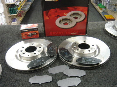 MAZDA RX8 FRONT BRAKE DISC & BRAKE PADS 323MM