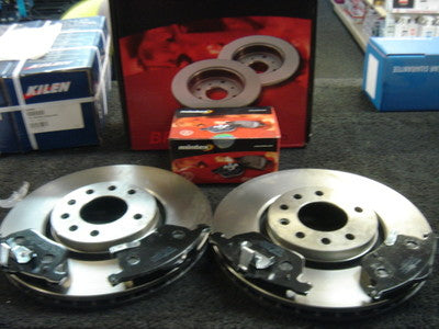 AUDI A3 2.0TDI 140BHP 2.0FSI 150BHP BRAKE DISC PADS FRONT MINTEX