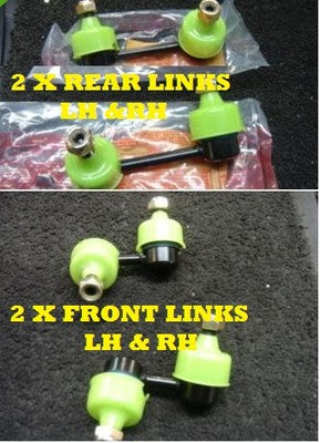 FOR CRV 2.0 2.2CDTi  2002-2006 2 FRONT 2 REAR ANTI ROLL BAR DROP LINKS PAIR 2