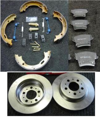 FOR  300C 300 C REAR BRAKE DISCS PADS HAND BRAKE PARK SHOES SHOE FITTING KIT