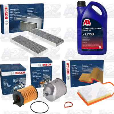 FOR CITROEN BERLINGO 1.6 HDI 2008> FULL SERVICE KIT 5L OIL & OIL AIR FUEL CABIN