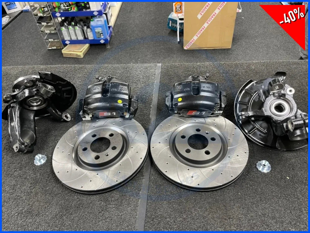 AUDI A1 POLO IBIZA CURPA 6J BIG BRAKE DISC CONVERSION KIT 310MM KNUCKLES CALIPERS