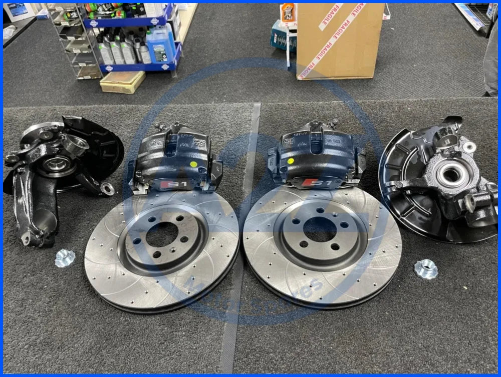 AUDI A1 POLO IBIZA CURPA 6J BIG BRAKE DISC CONVERSION KIT 310MM KNUCKLES CALIPERS
