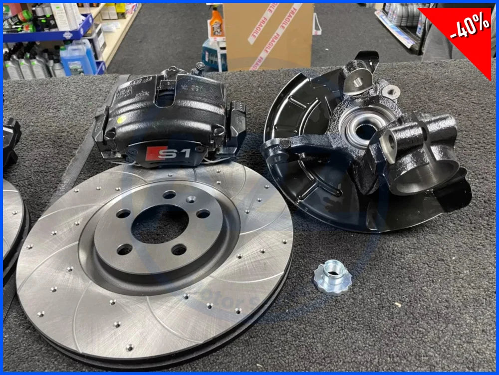 AUDI A1 POLO IBIZA CURPA 6J BIG BRAKE DISC CONVERSION KIT 310MM KNUCKLES CALIPERS