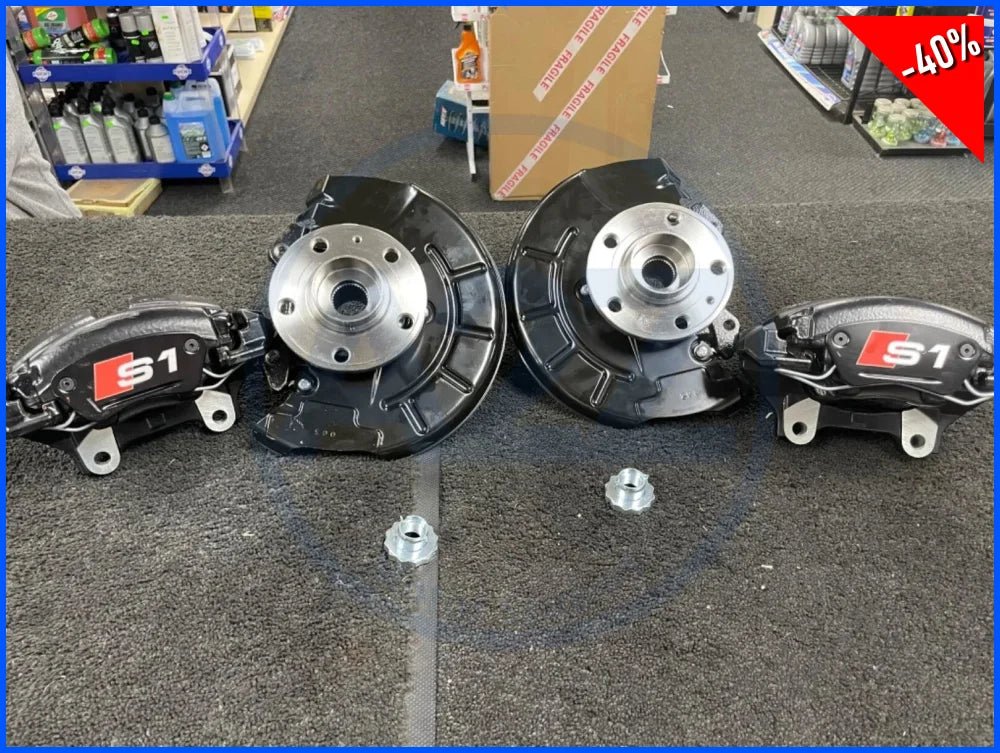 AUDI A1 POLO IBIZA CURPA 6J BIG BRAKE DISC CONVERSION KIT 310MM KNUCKLES CALIPERS