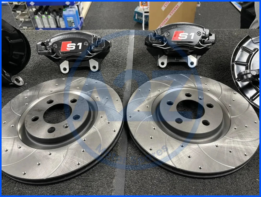 AUDI A1 POLO IBIZA CURPA 6J BIG BRAKE DISC CONVERSION KIT 310MM KNUCKLES CALIPERS