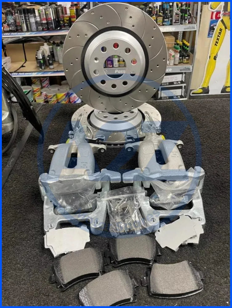 AUDI A3 8P TDi TFSi PERFORMANCE FRONT REAR BIG BRAKE DISC UPGRADE CONVERSION KIT