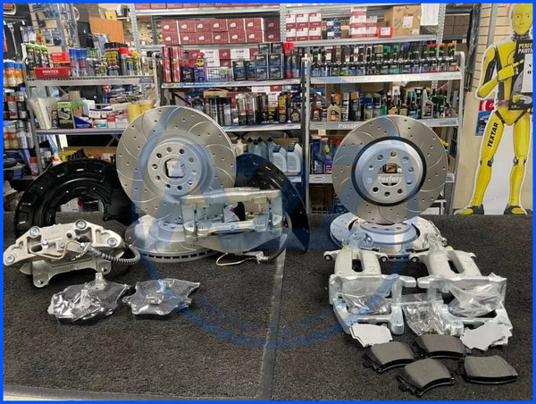 AUDI A3 8P TDi TFSi PERFORMANCE FRONT REAR BIG BRAKE DISC UPGRADE CONVERSION KIT
