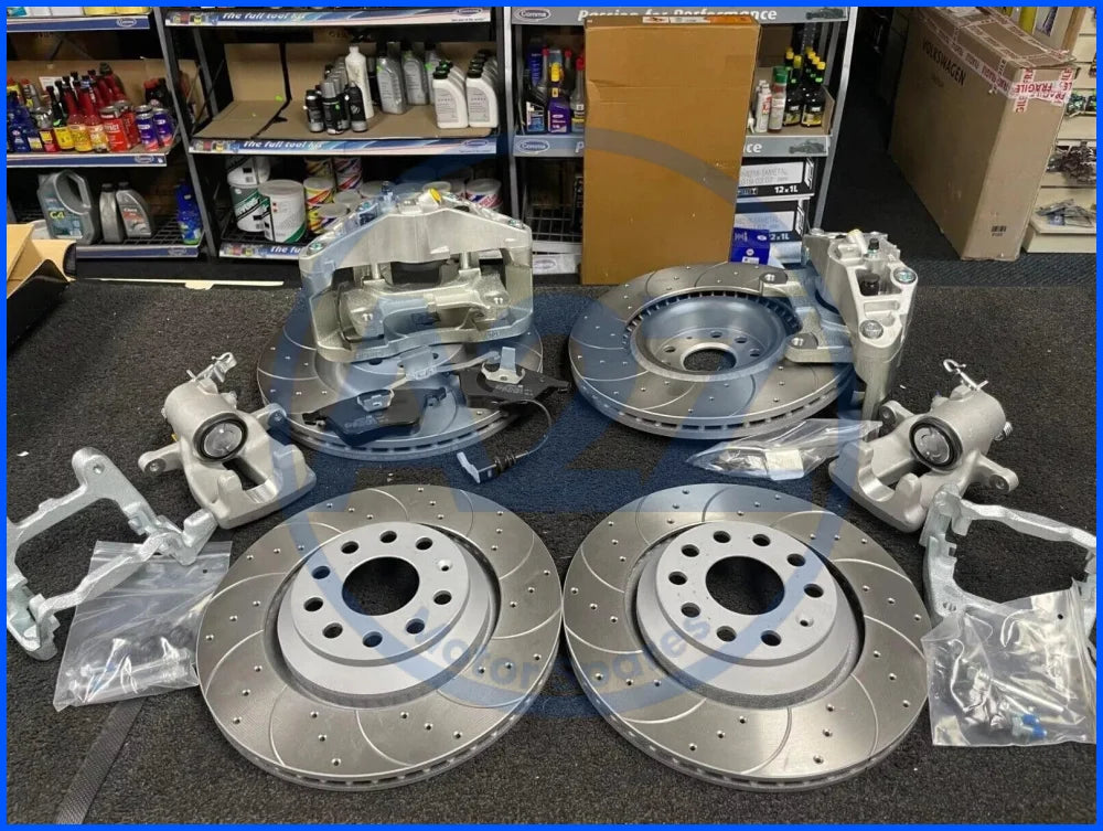 AUDI A3 8P TDi TFSi PERFORMANCE FRONT REAR BIG BRAKE DISC UPGRADE CONVERSION KIT