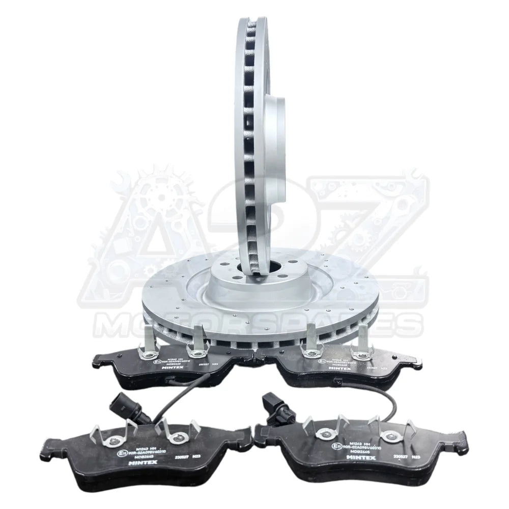 AUDI A8 3.0 3.2 4.0 4.2 D3 LWB BRAKE DISC CROSS DRILLED FRONT REAR BRAKE PADS