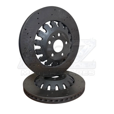 AUDI RS3 2.5 8P 2011 12/12 2 FRONT BRAKE DISCS PERFORMANCE COATED brake disc