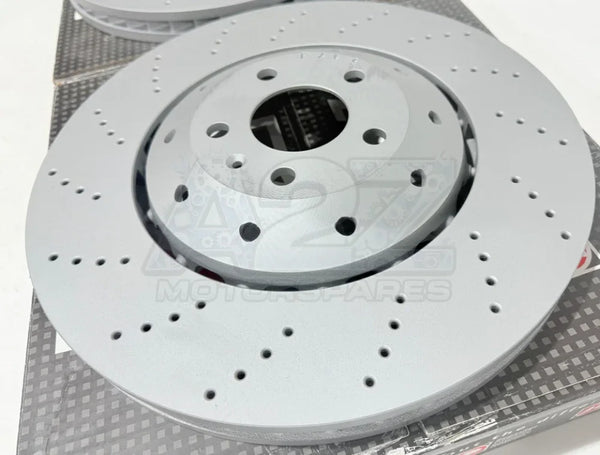 Audi RS6 C6 V10 (2008 2010) Zimmermann Front Floating 2 Piece Brake Discs 390x36mm
