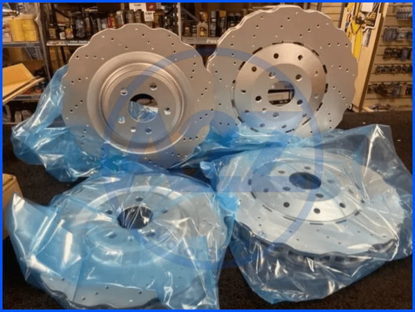AUDI RS7 AVANT QUATTRO 2013-2019 BRAKE DISC BREMBO PADS FRONT REAR FULL SET