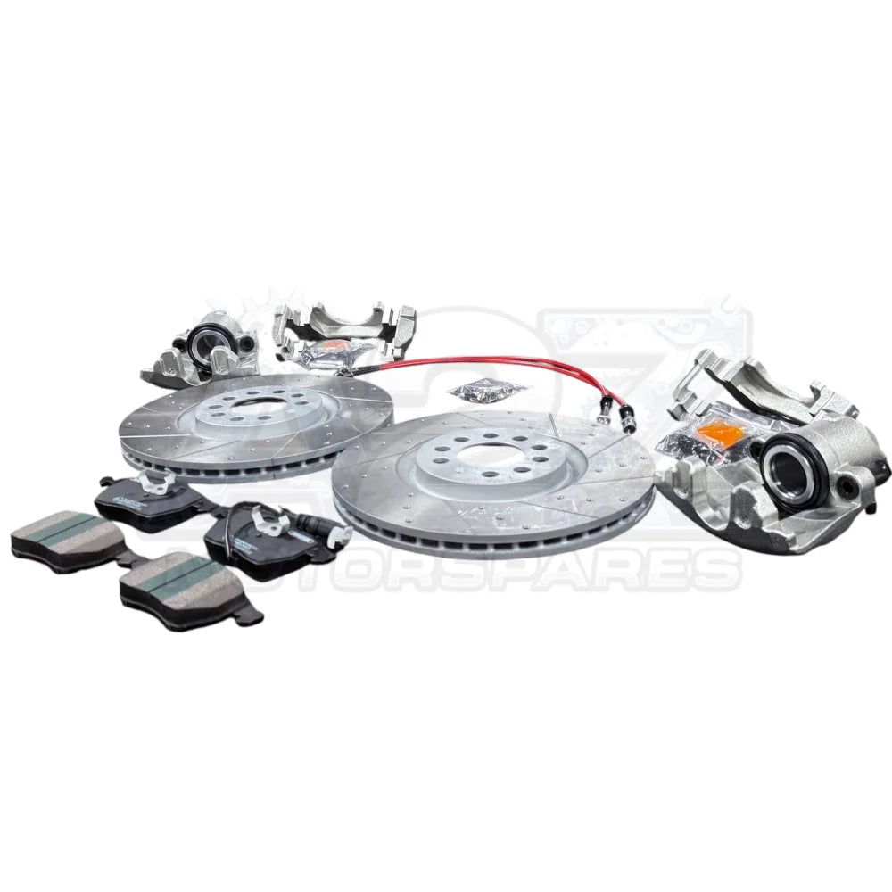 AUDI TT MK1 BIG BRAKE DISC UPGRADE CALIPER CONVERSION KIT 288 312MM BRAIDE HOSE