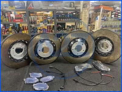 BENTLEY BENTAYGA V8 W12 PERFORMANCE BRAKE DISC PADS FRONT REAR SENSORS