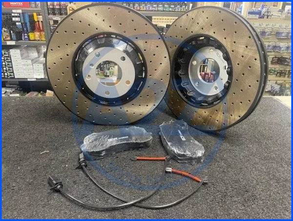 BENTLEY BENTAYGA V8 W12 PERFORMANCE BRAKE DISC PADS FRONT REAR SENSORS