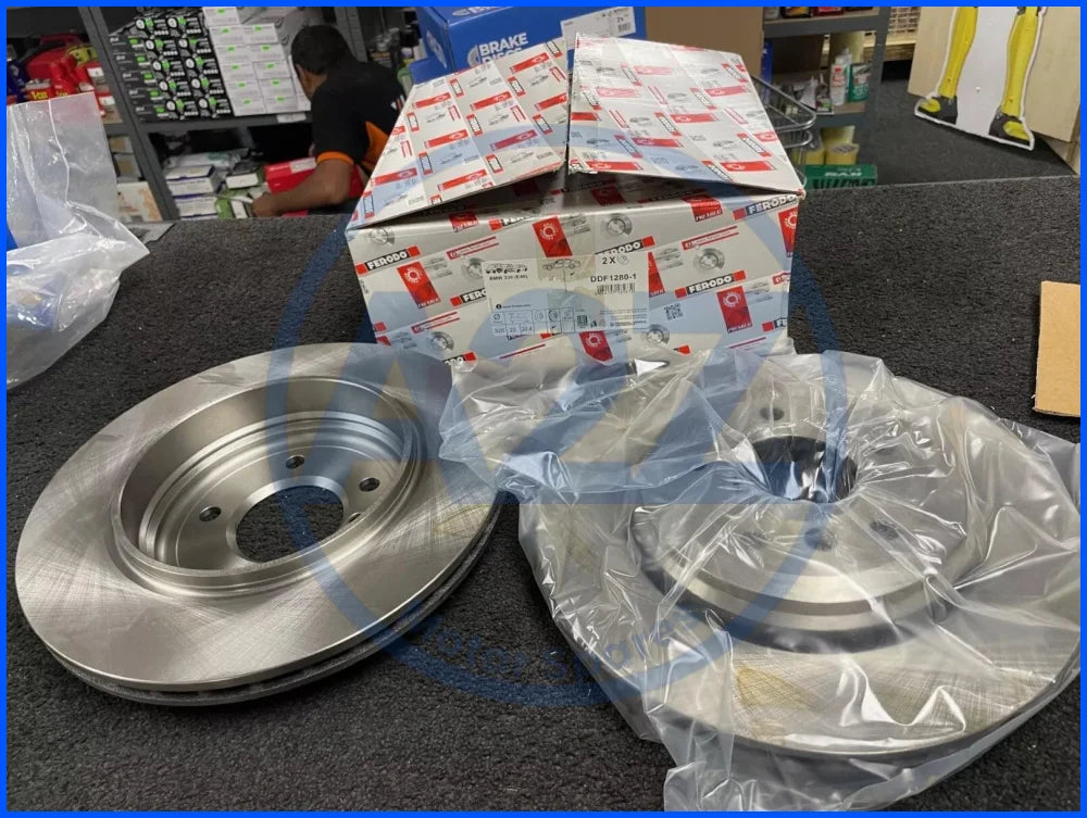 BMW 3 Series E46 330I 330D 2000-2005 GENUINE FERODO REAR BRAKE DISCS