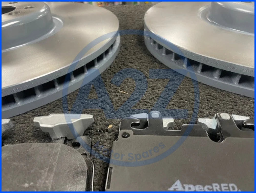BMW 8 SERIES 840d xDrive 2018-20 2 FRONT BRAKE DISCS SET FRONT BRAKE PADS