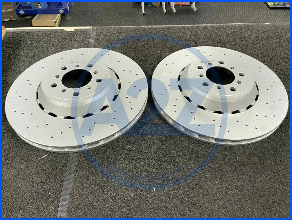 BMW F87 M2 F80 M3 F82 F83 M4 FRONT DRILLED BRAKE DISCS 34112284809 34112284810