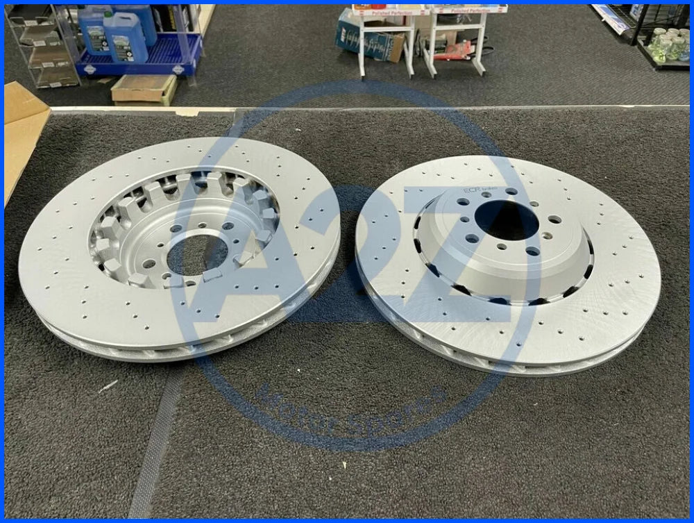 BMW F87 M2 F80 M3 F82 F83 M4 FRONT REAR DRILLED BRAKE DISCS 34112284809 / 10