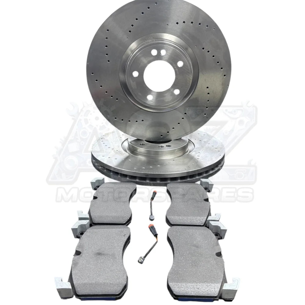 Brembo Front Performance Drilled Brake Discs 400mm + Pads + Wear Sensor – Fits Mercedes G63 AMG W463 – Set 4634210500