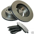 VAUXHALL AGILA  FRONT BRAKE DISCS BRAKE PADS NO ABS