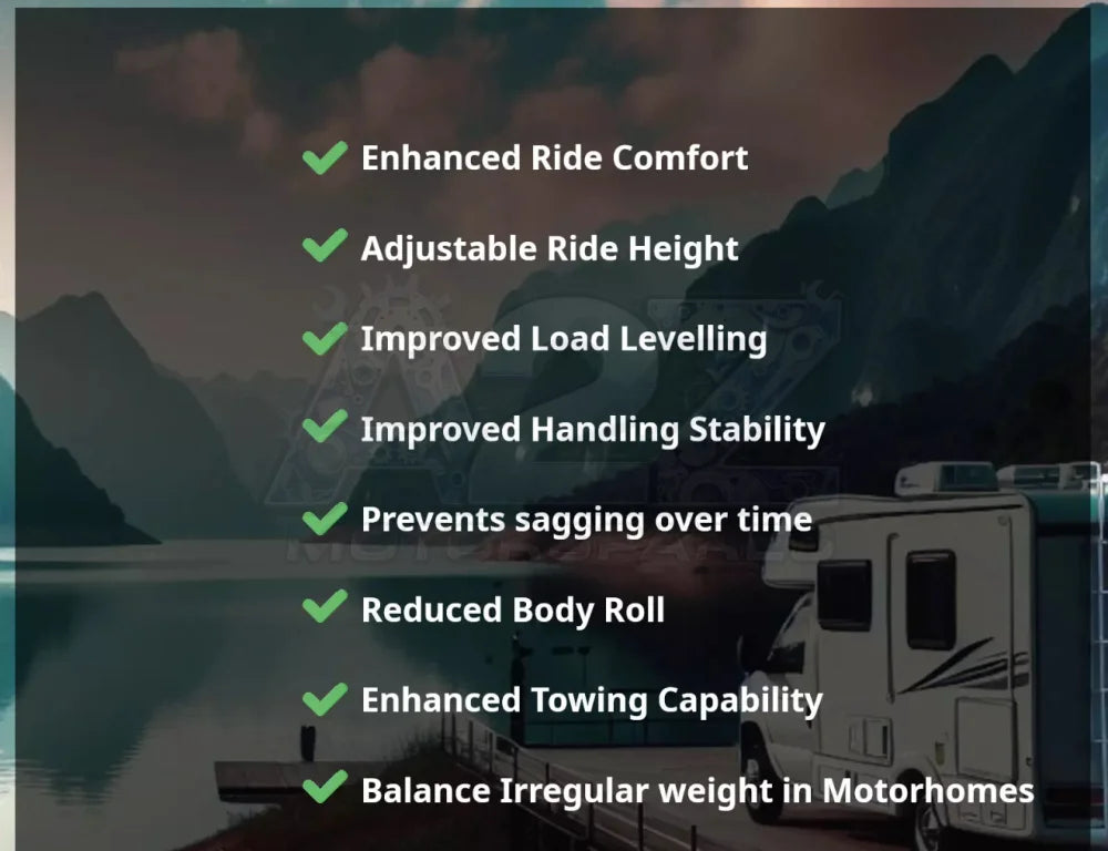 Comfort Air Suspension Kit for Fiat Ducato 2006 2024 5000KG Airbags