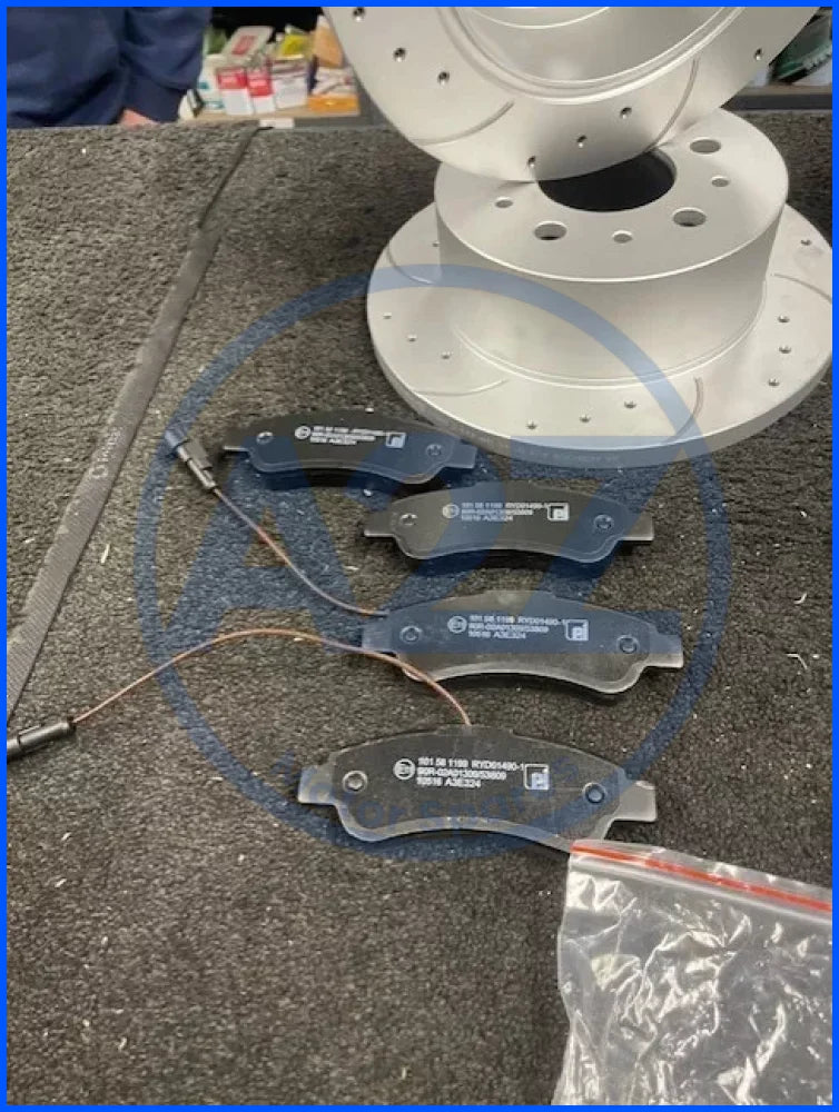 DUCATO MOTORHOME 35 H/R MULTIJET FRONT REAR DRILLED GROOVED BRAKE DISC BRAKE PAD