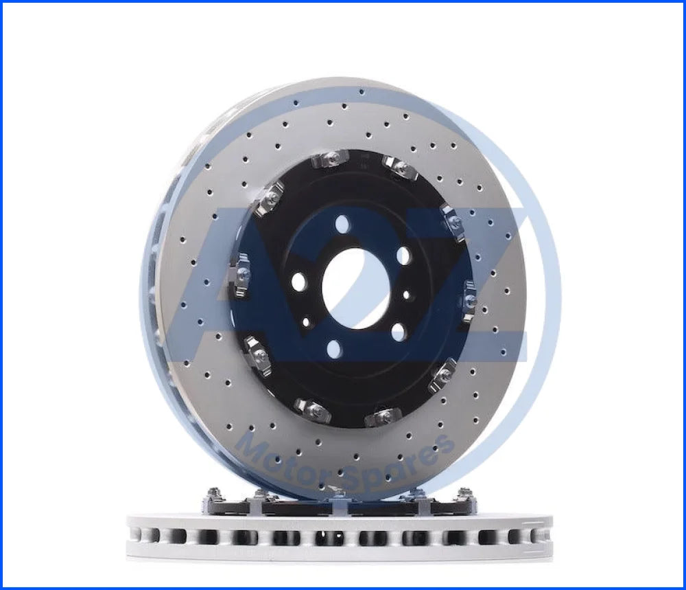 FOR AUDI RS4 B7 4.2 V8 PERFORMANCE FRONT 2PCE FLOATING BRAKE DISC 8E0615301B