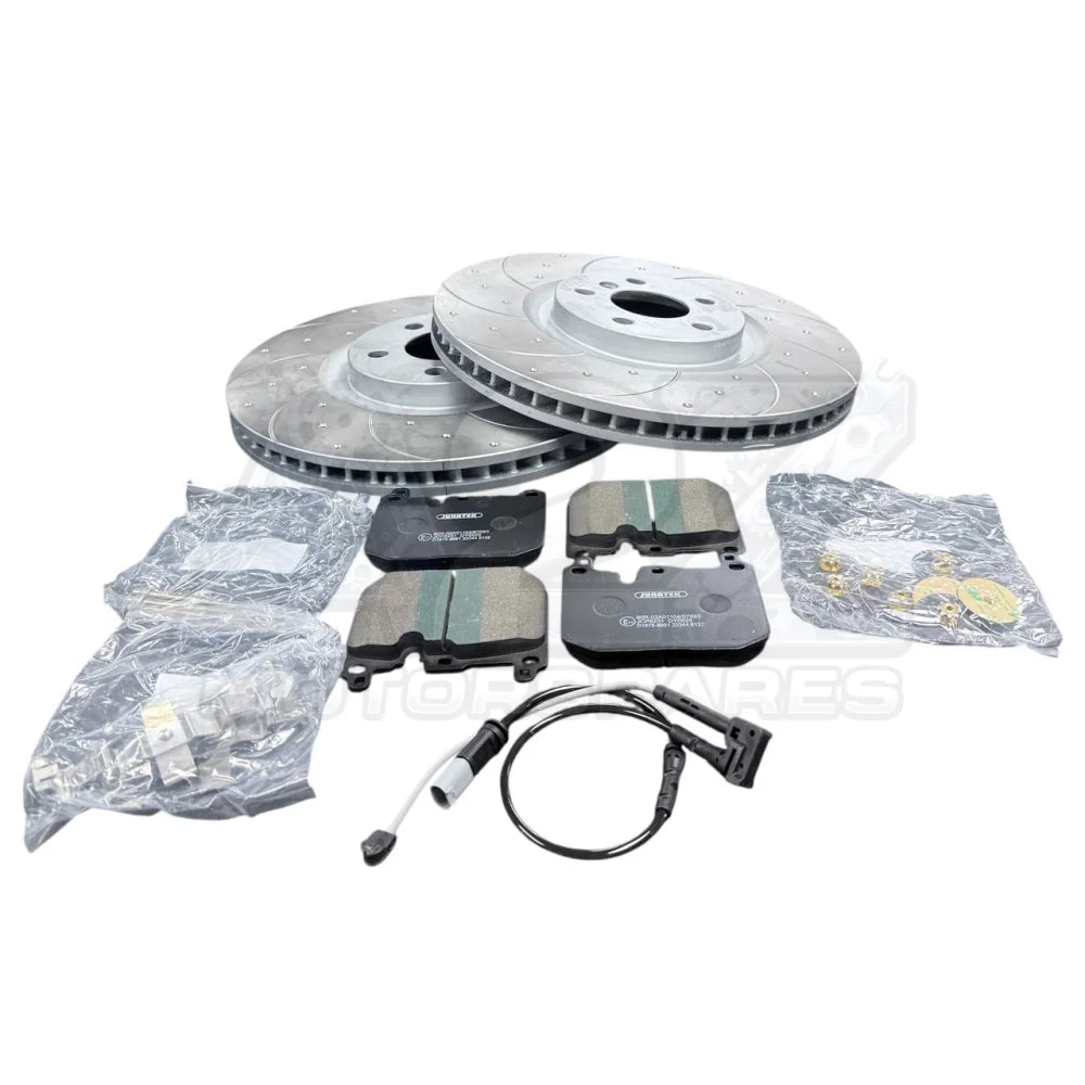 FOR BMW 2 SERIES 218I M SPORT GRAN COUPE (MK1 (F44)) FRONT DRILLED GROOVED DISC