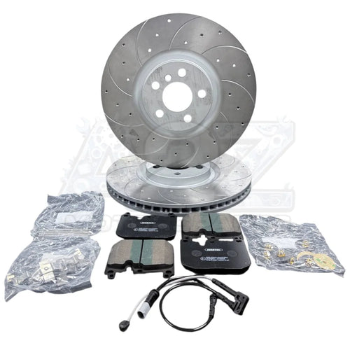 FOR BMW 2 SERIES 218I M SPORT GRAN COUPE (MK1 (F44)) FRONT DRILLED GROOVED DISC