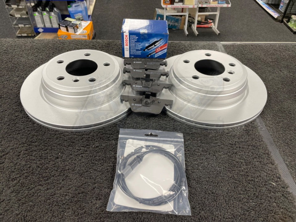 FOR BMW 4 SERIES 420d GENUINE BOSCH FRONT REAR BRAKE DISCS BRAKE PADS WARNING WIRES 312mm 300mm