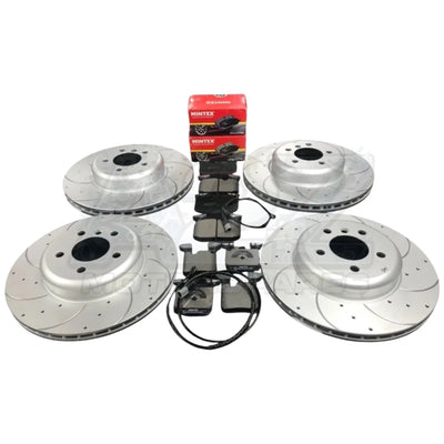 FOR BMW X5 M50D (MK4 (G05)) PERFORMANCE FRONT AND REAR BRAKE DISC PAD SET