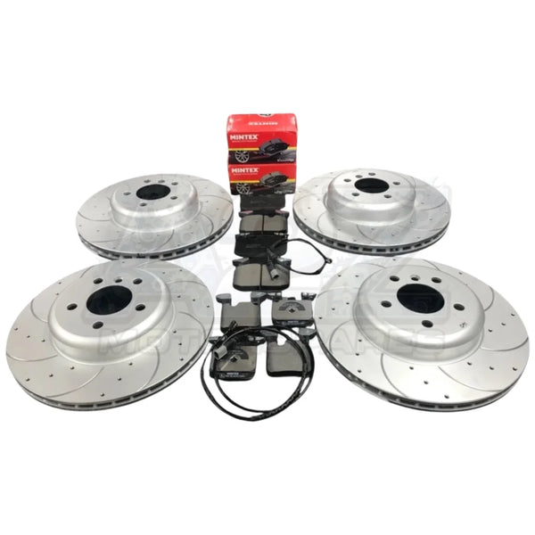 FOR BMW X5 M50D (MK4 (G05)) PERFORMANCE FRONT AND REAR BRAKE DISC PAD SET