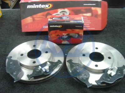 FOR FORD FIESTA 1.6TDCi MINTEX FRONT BRAKE DISCS BRAKE PADS 2008 ON - A-Z Motorspares