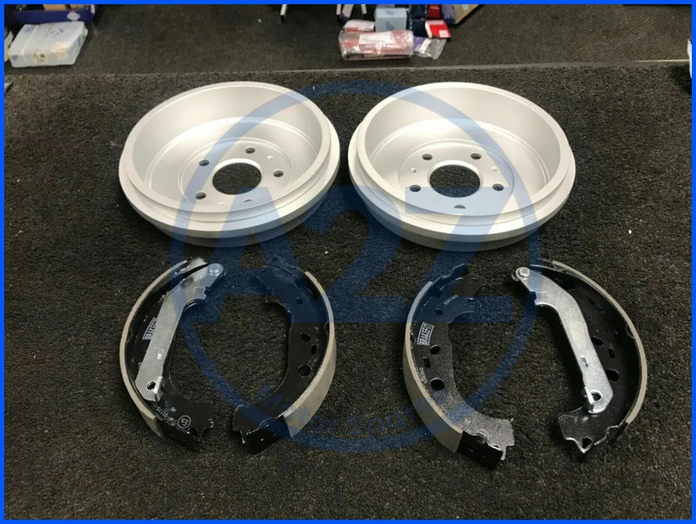 FOR FORD FOCUS MK2 MK3 1.6TDCI BRAKE DRUMS REAR BRAKE SHOES
